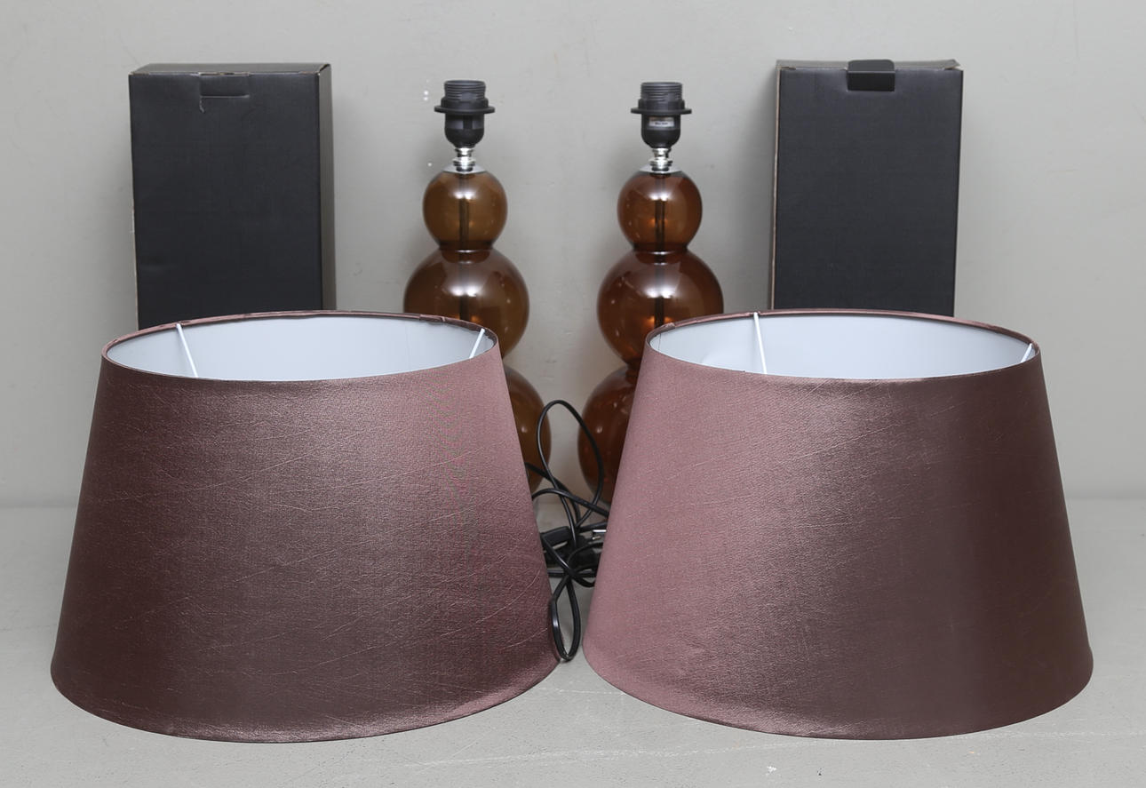 BORDSLAMPOR, ett par, Rivolli, The Bonaparte Line, Oscar & Clothilde. 2000-tal.