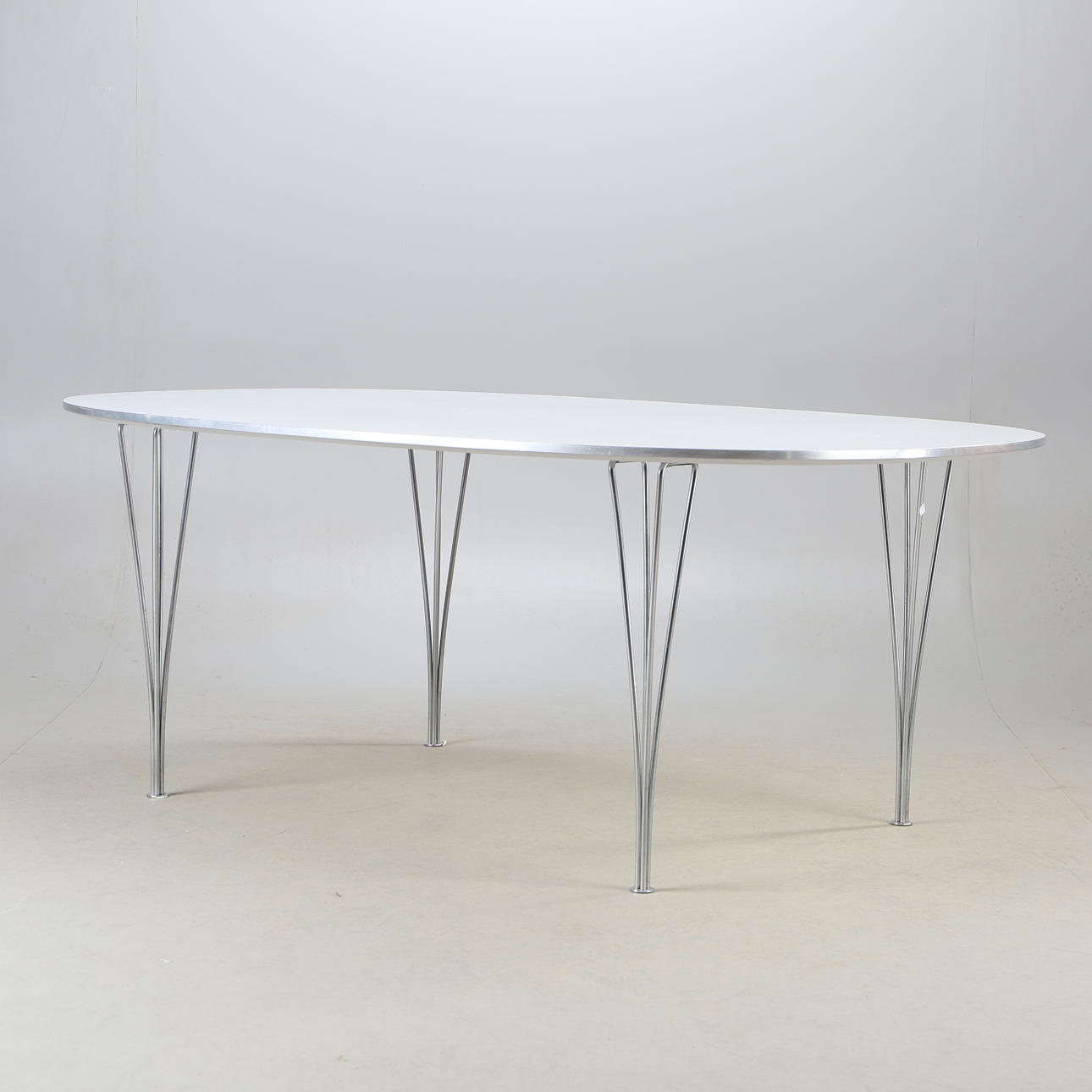 BRUNO MATHSSON & PIET HEIN. Dining table, “Superellips”, Mathsson International.