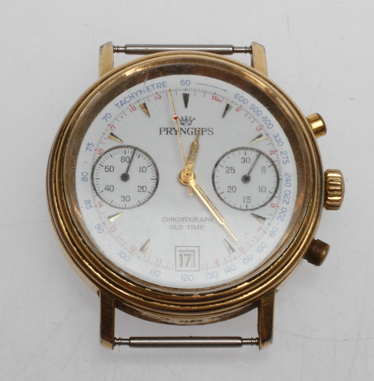 ARMBANDSUR, manuell, datum, Chronograph, 23 Kahmr 3133, Pryngeps.