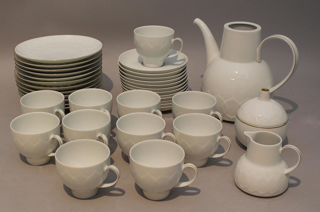 KAFFESERVIS 38 delar. Märkt Studio-Line, Rosenthal. Germany.