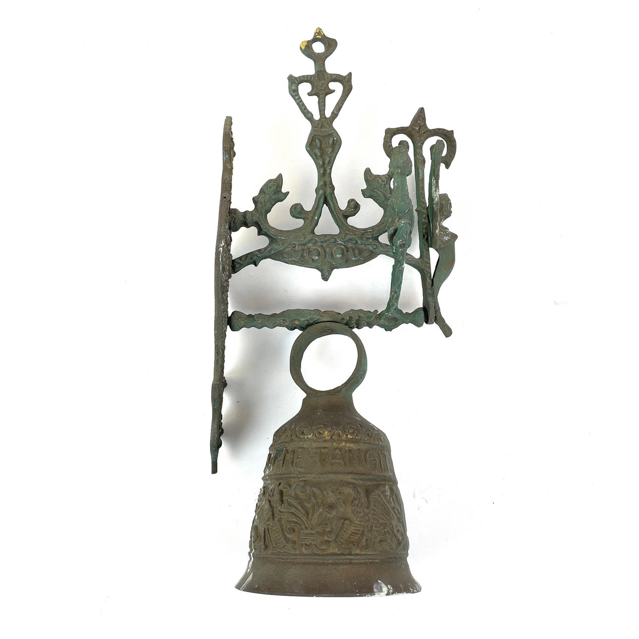 DØRKLOKKE, messing, 20. årh.