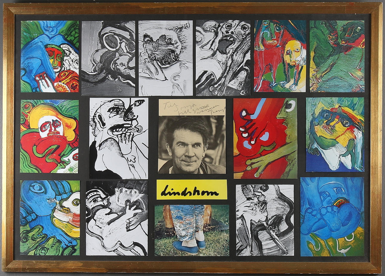 COLLAGE, tryck, om Bengt Lindström.