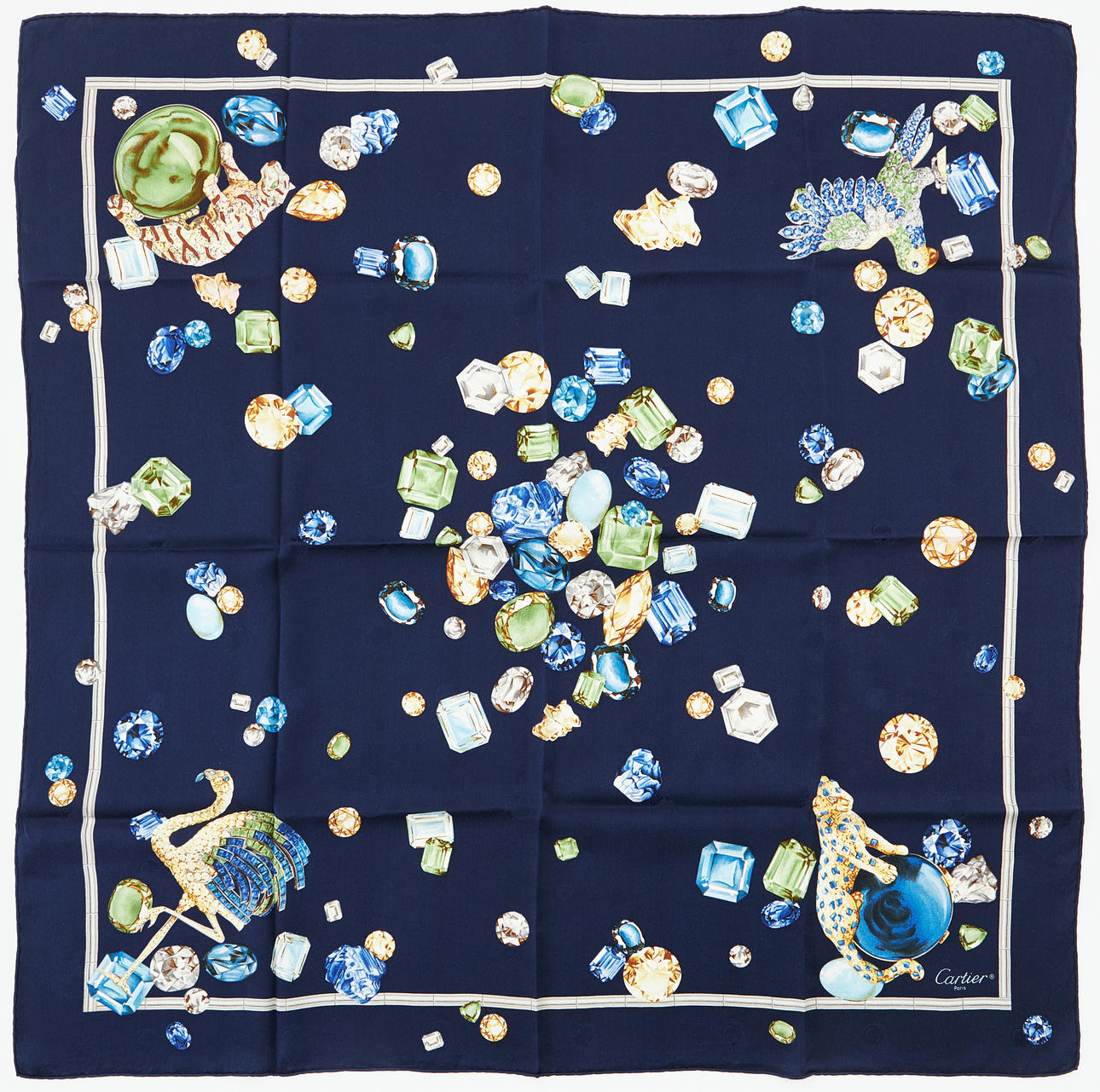CARTIER, Halstuch.