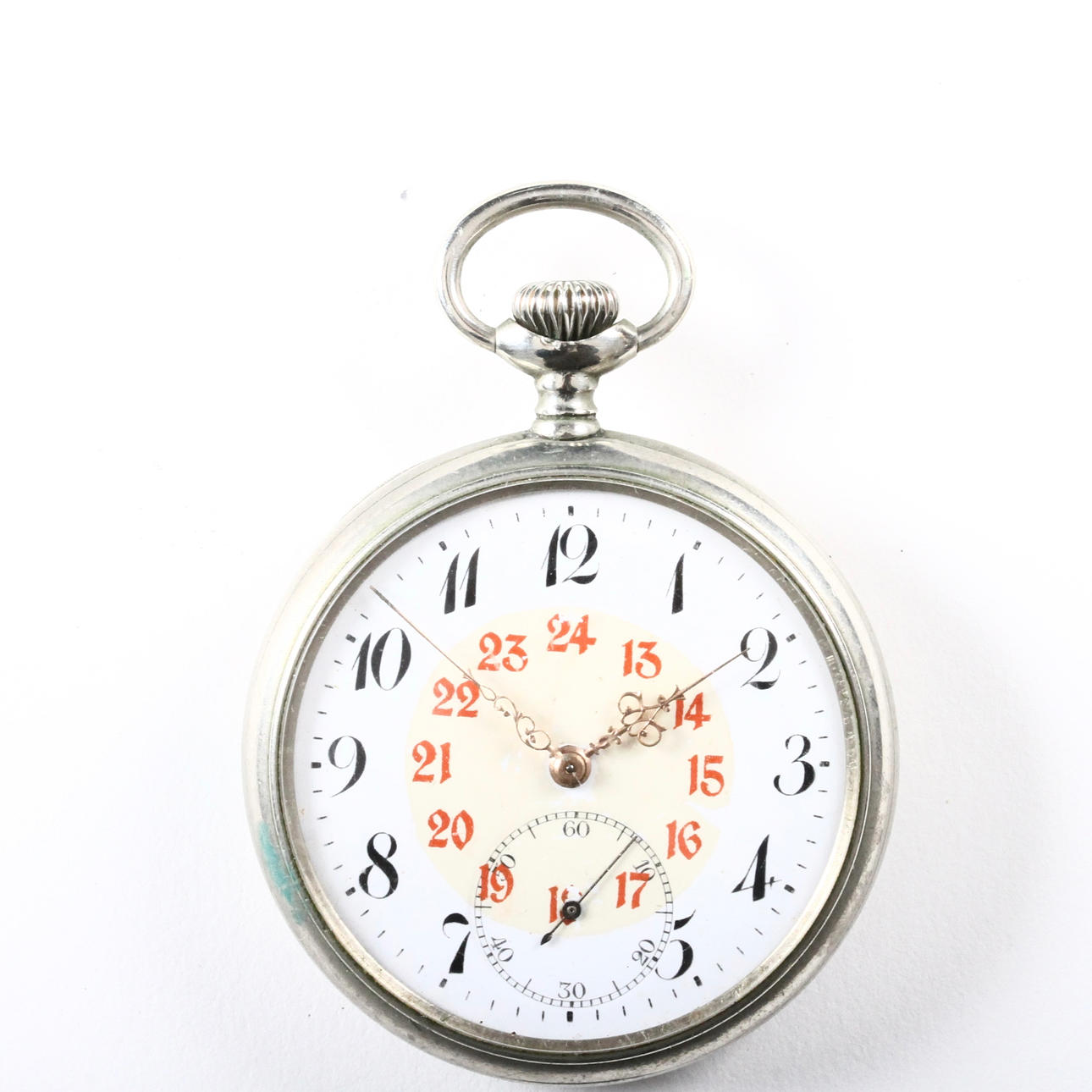 A silver pocket watch, Doxa, 20th century.