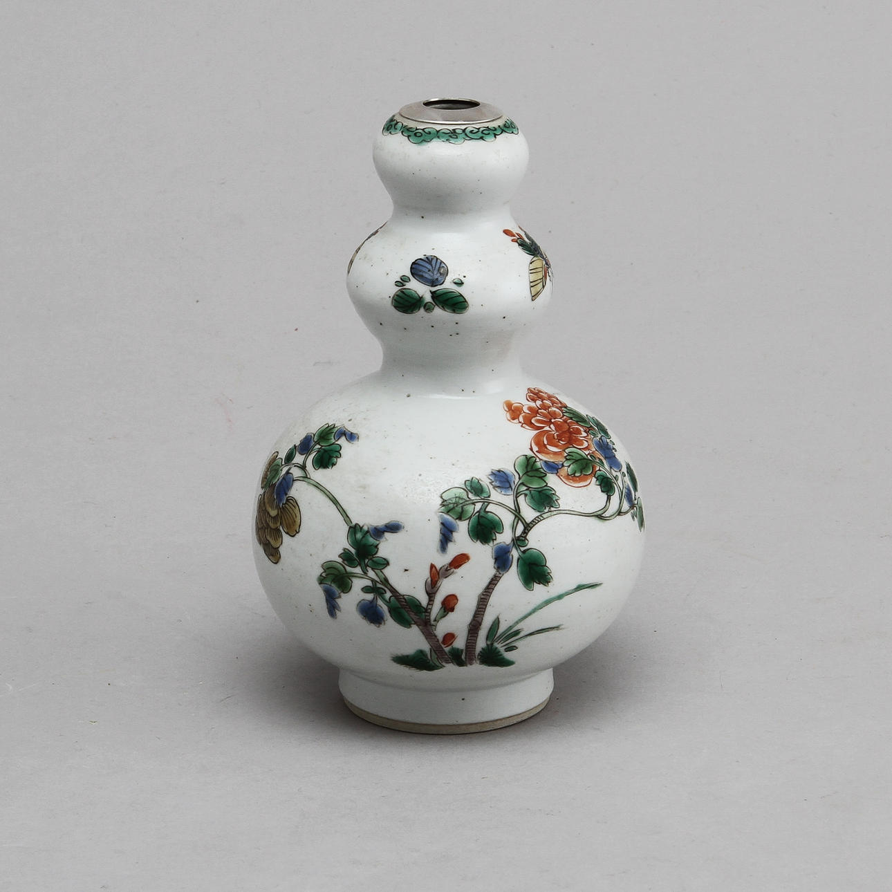 KALEBASSVAS, porslin, Kina, 1700/1800-tal.