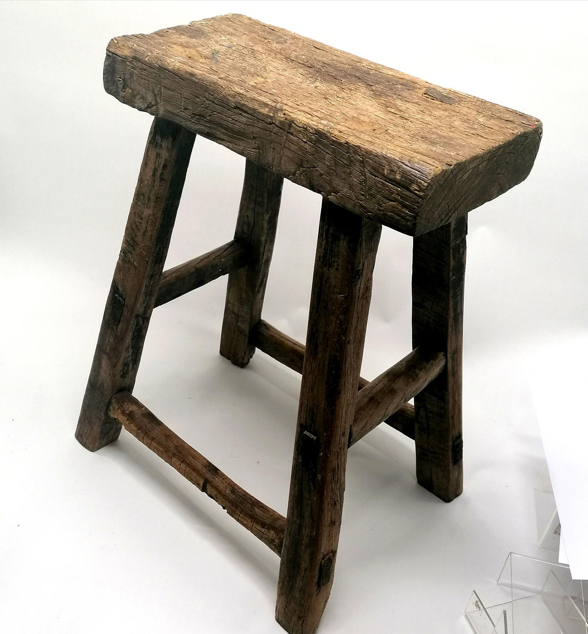 ANTIK RUSTIK LANTLIG STIL EK GEMENSAM PALL.