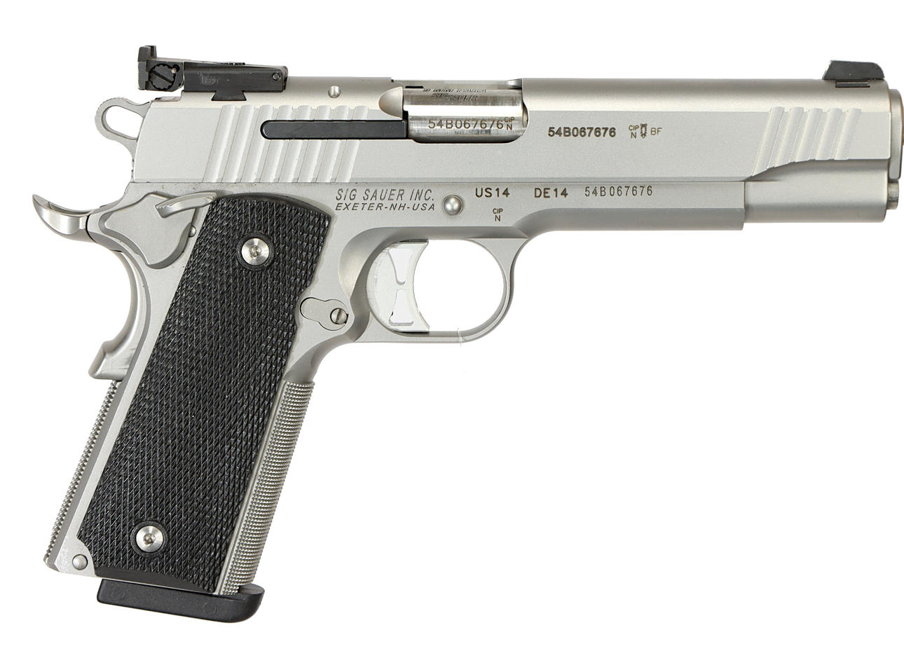 PISTOL, Semi-automatic, make Sig-Sauer, model 1911 Traditional Match