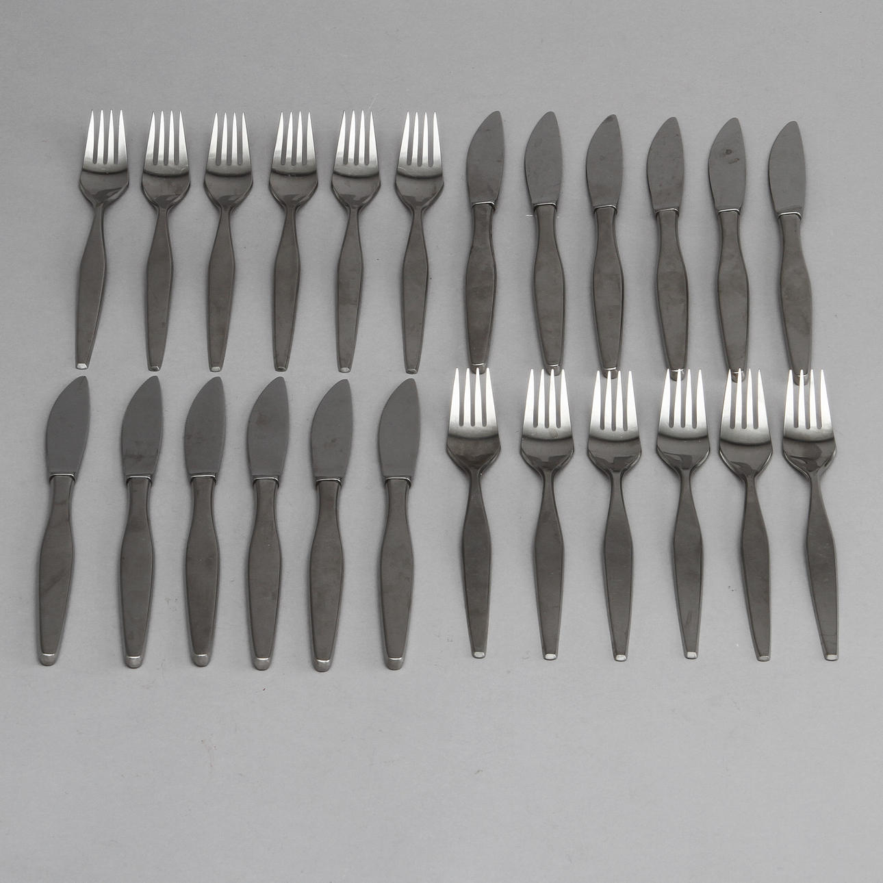 SMÖRGÅSBESTICK, 24 delar, rostfritt stål, Gense.