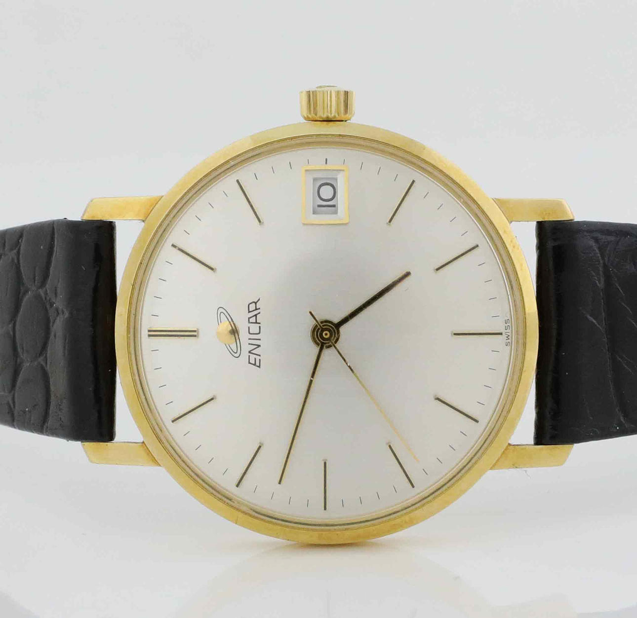 WRISTWATCH, Enicar, Gold 18K.
