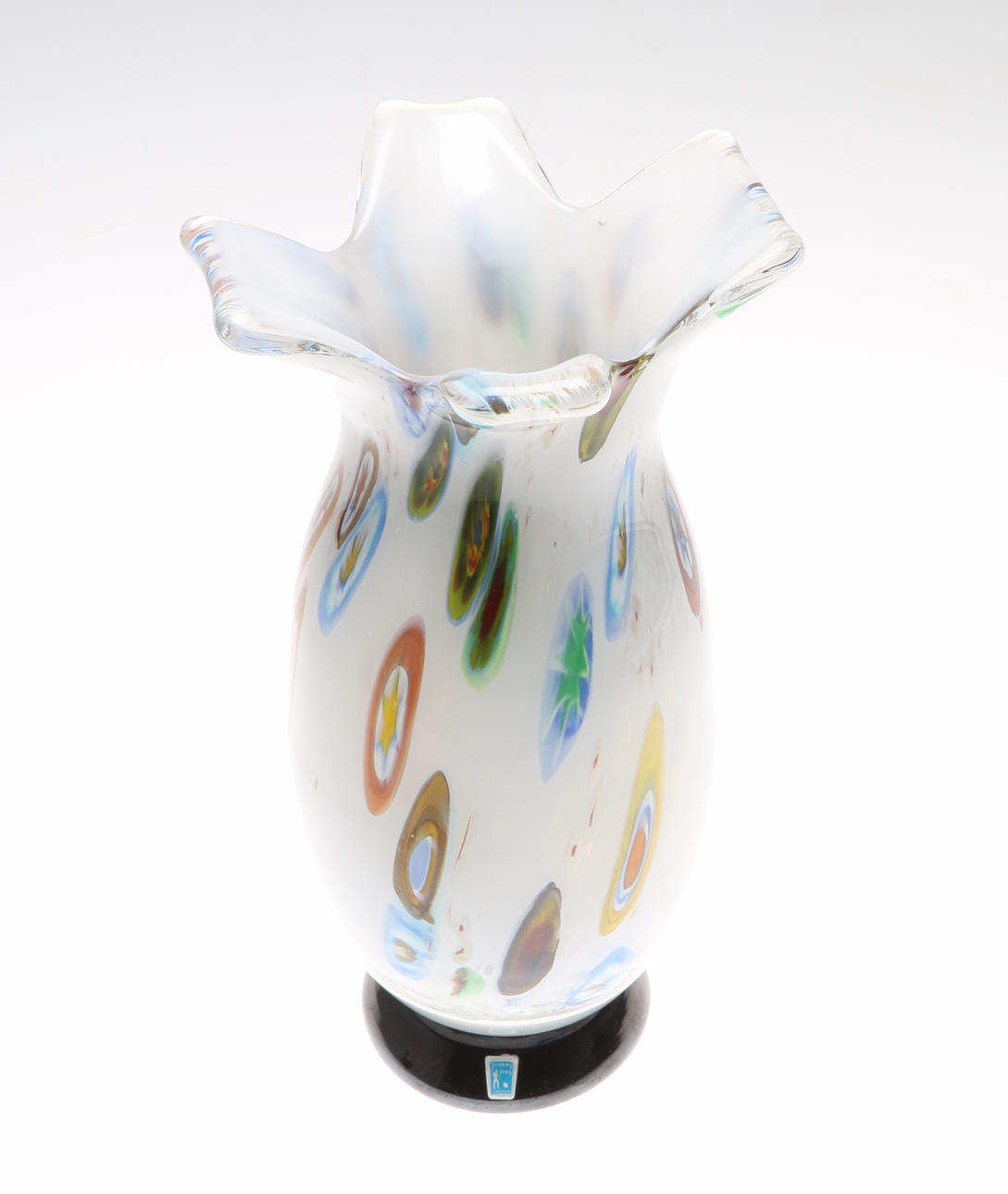 KONSTGLAS, Johansfors, signerad B.L.