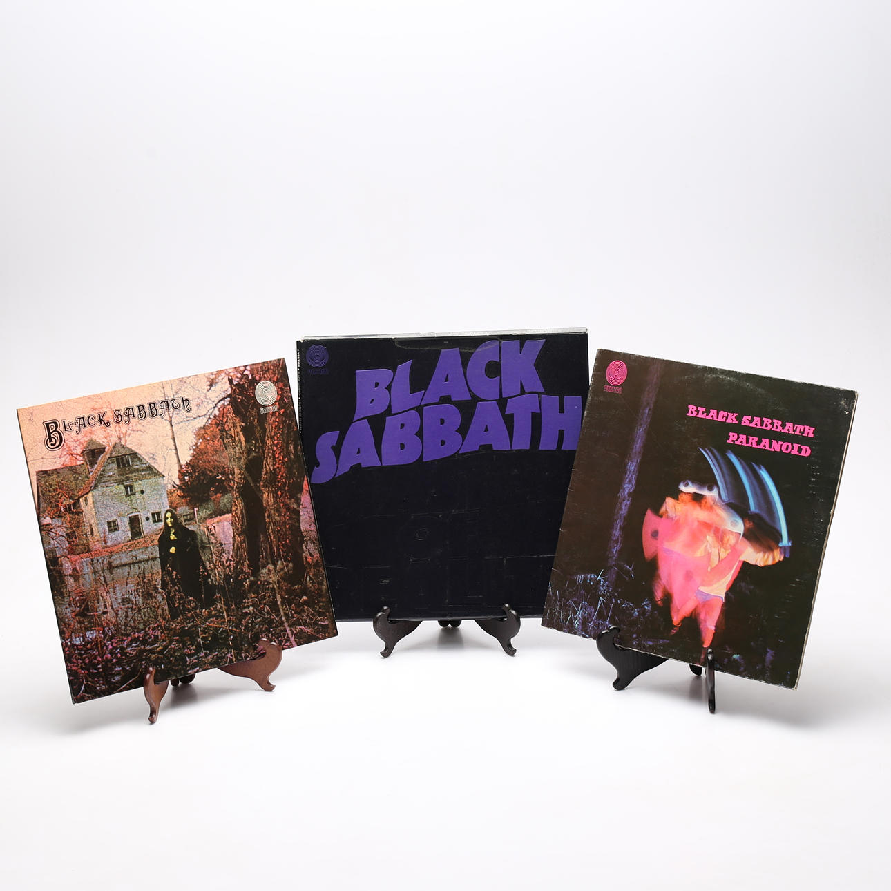 VINYL, LP, 3 st, Black Sabbath, Vertigo.