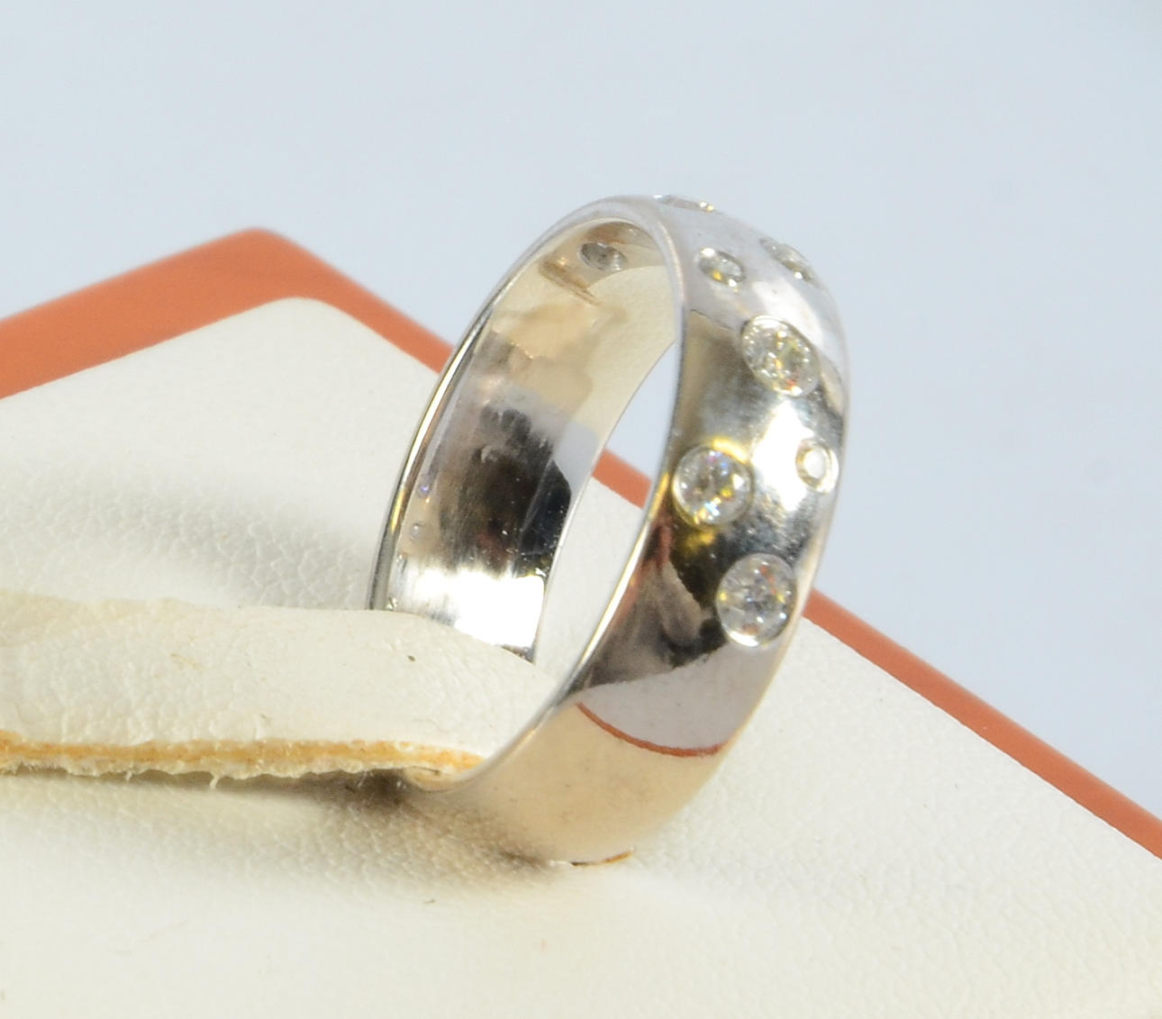 DIAMANTRING, 18K, vitguld.