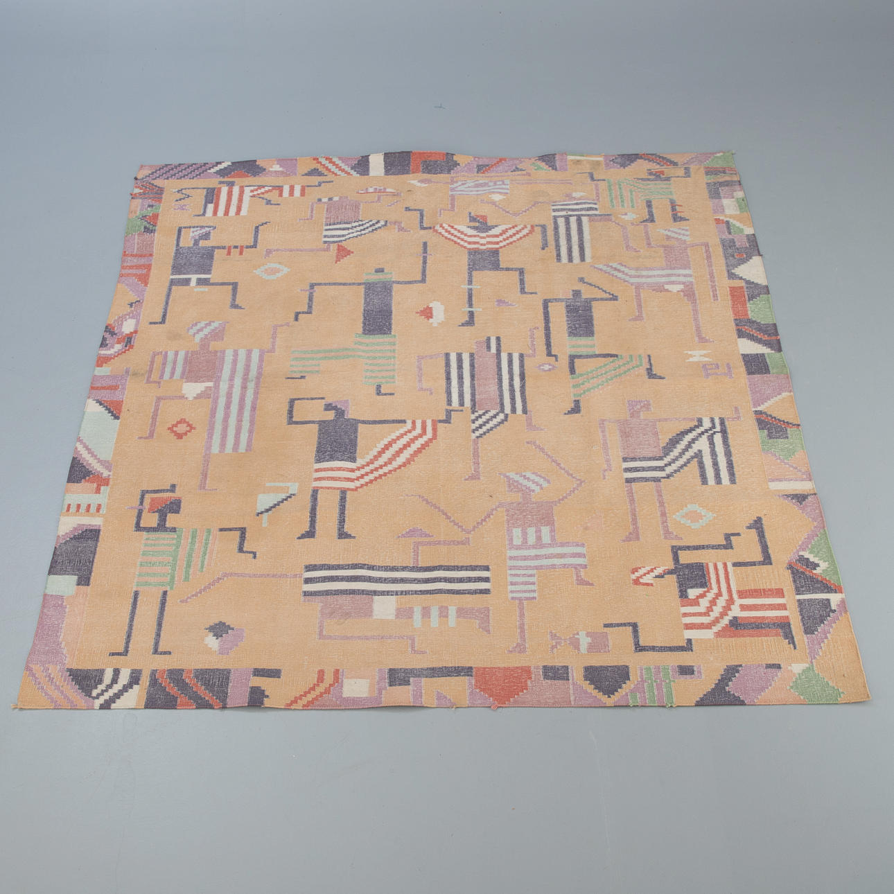 Teppich ca. 214x194 cm.