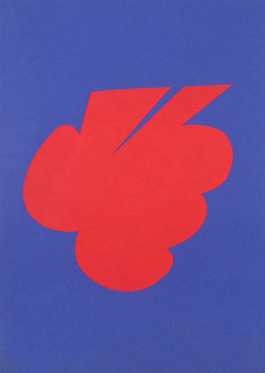 LOVE ANTELL. (born 1980), collage, signed.
