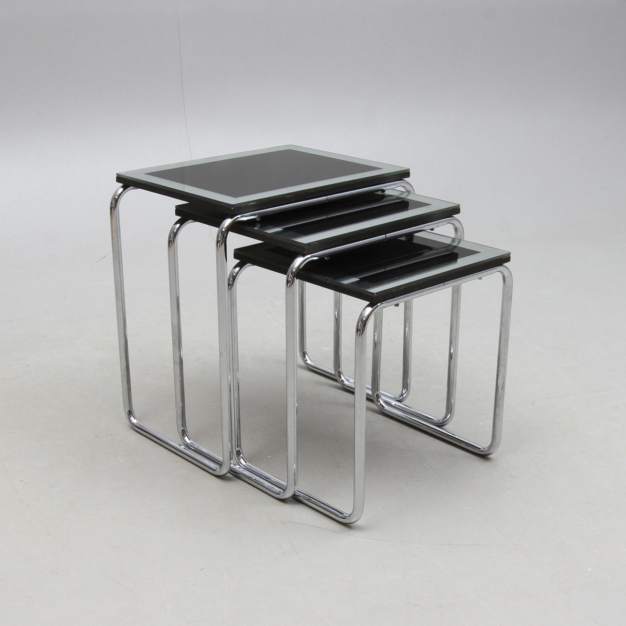 SATSBORD, 3 delar, art deco-stil, 1900-tal.