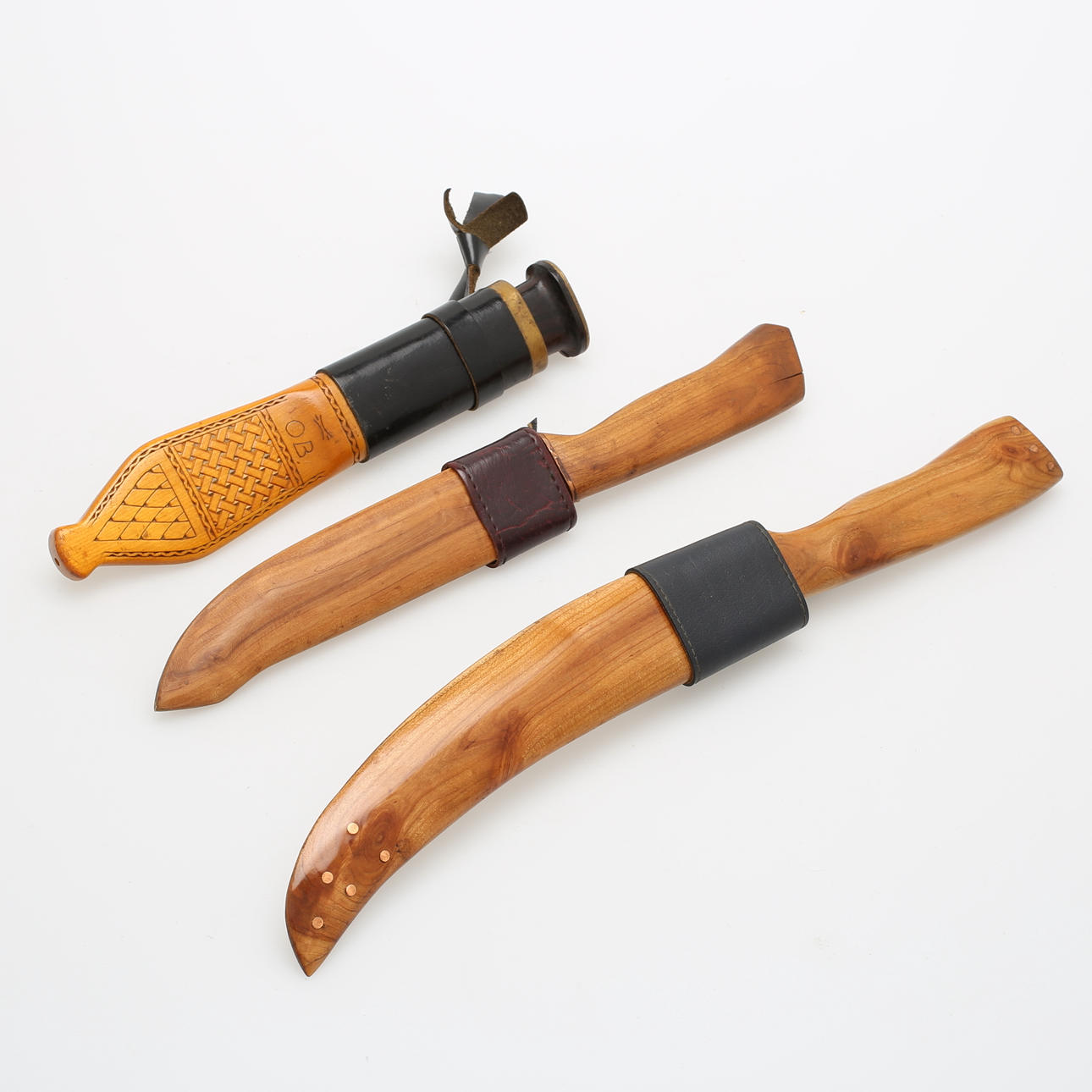 KALASTUSVEITSET/METSÄSTYSVEITSET, 3 kpl.