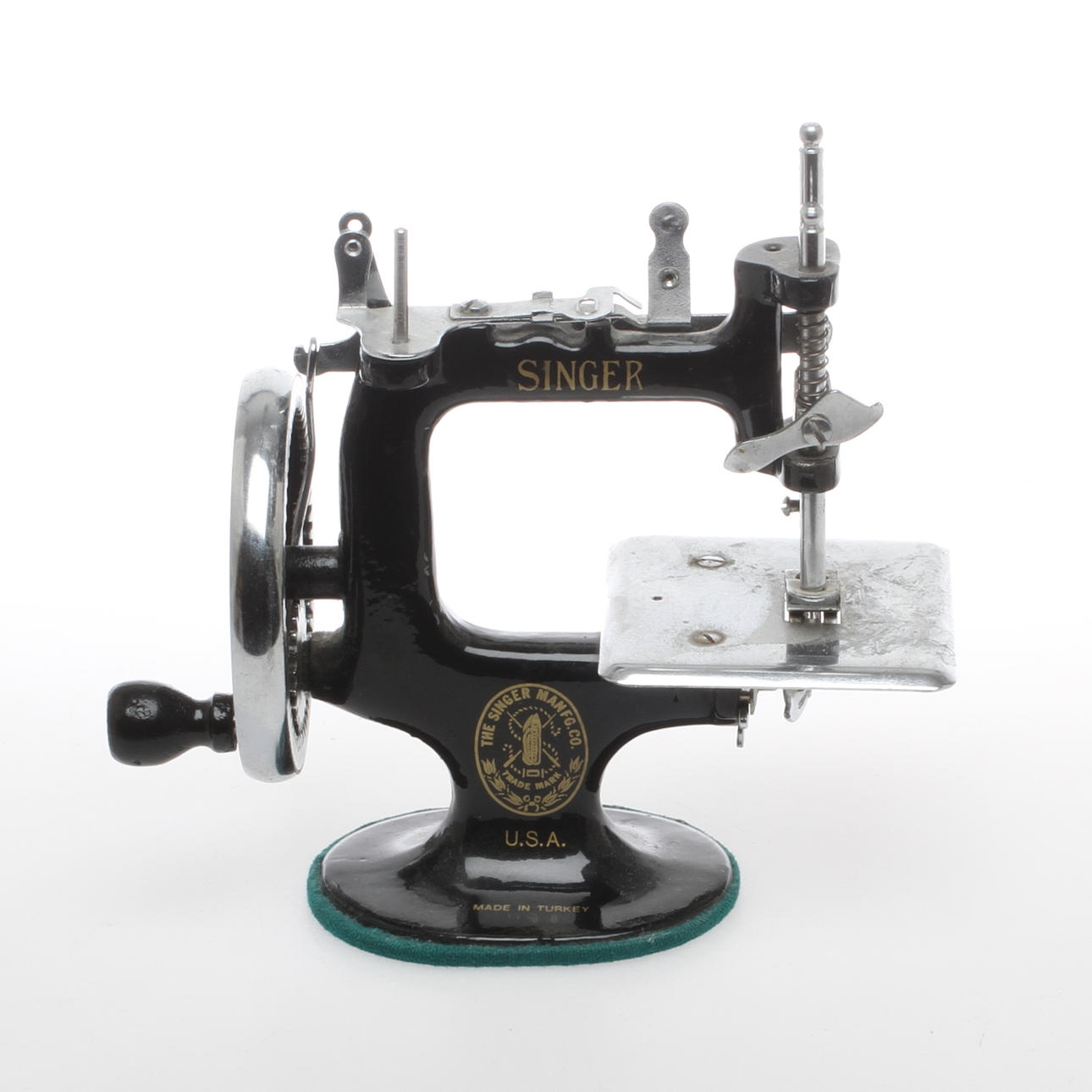 RESESYMASKIN, Singer, märkt "Made in Turkey", 1900-talets andra hälft.