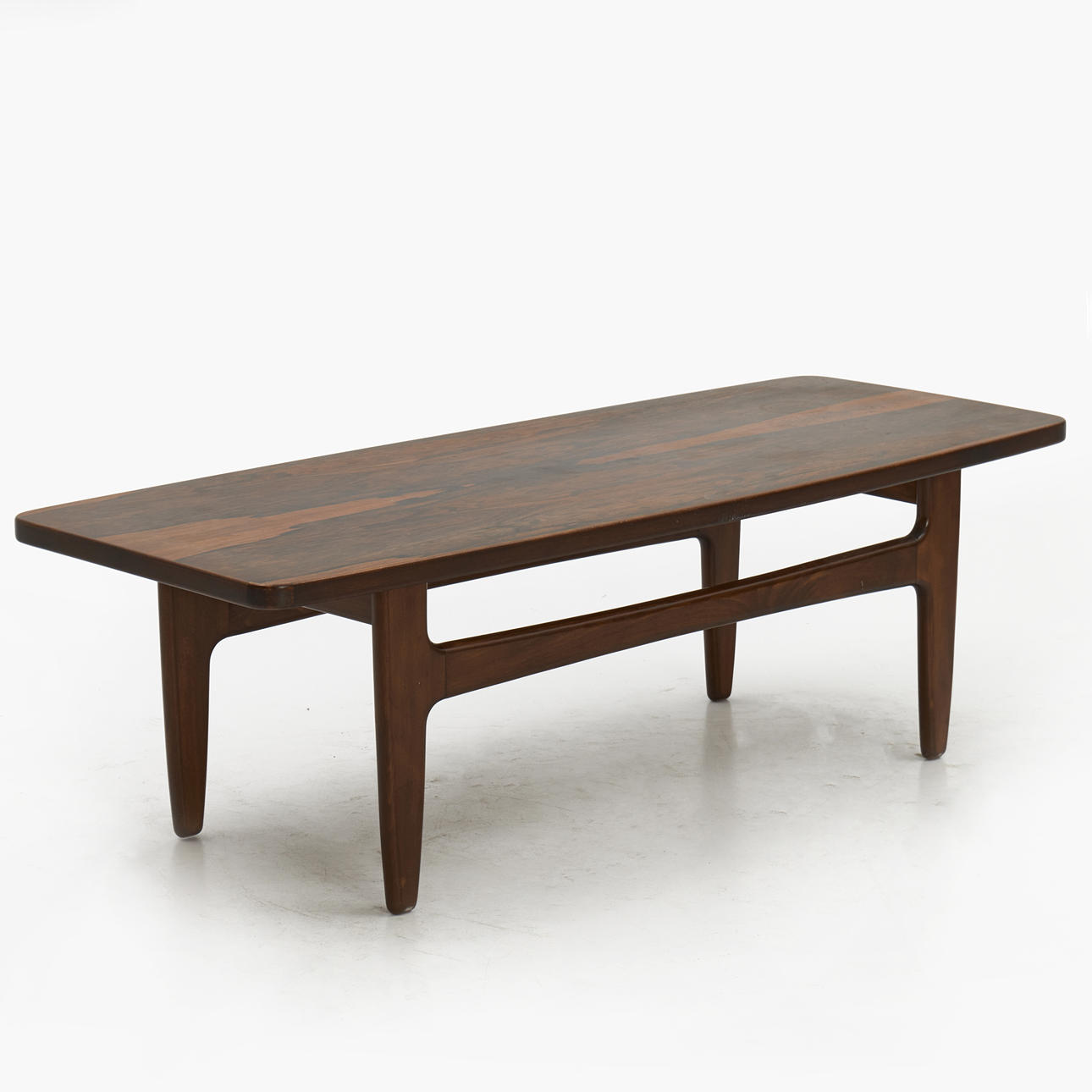 Jason Møbler, a jacaranda coffee table, Ringsted, Denmark, mid 20th century.