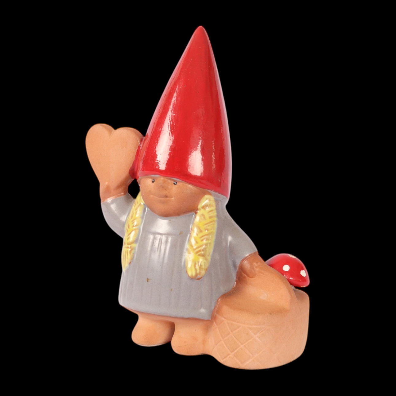 Un candelabro, Papá Noel, gres, diseño de Lisa Larson.