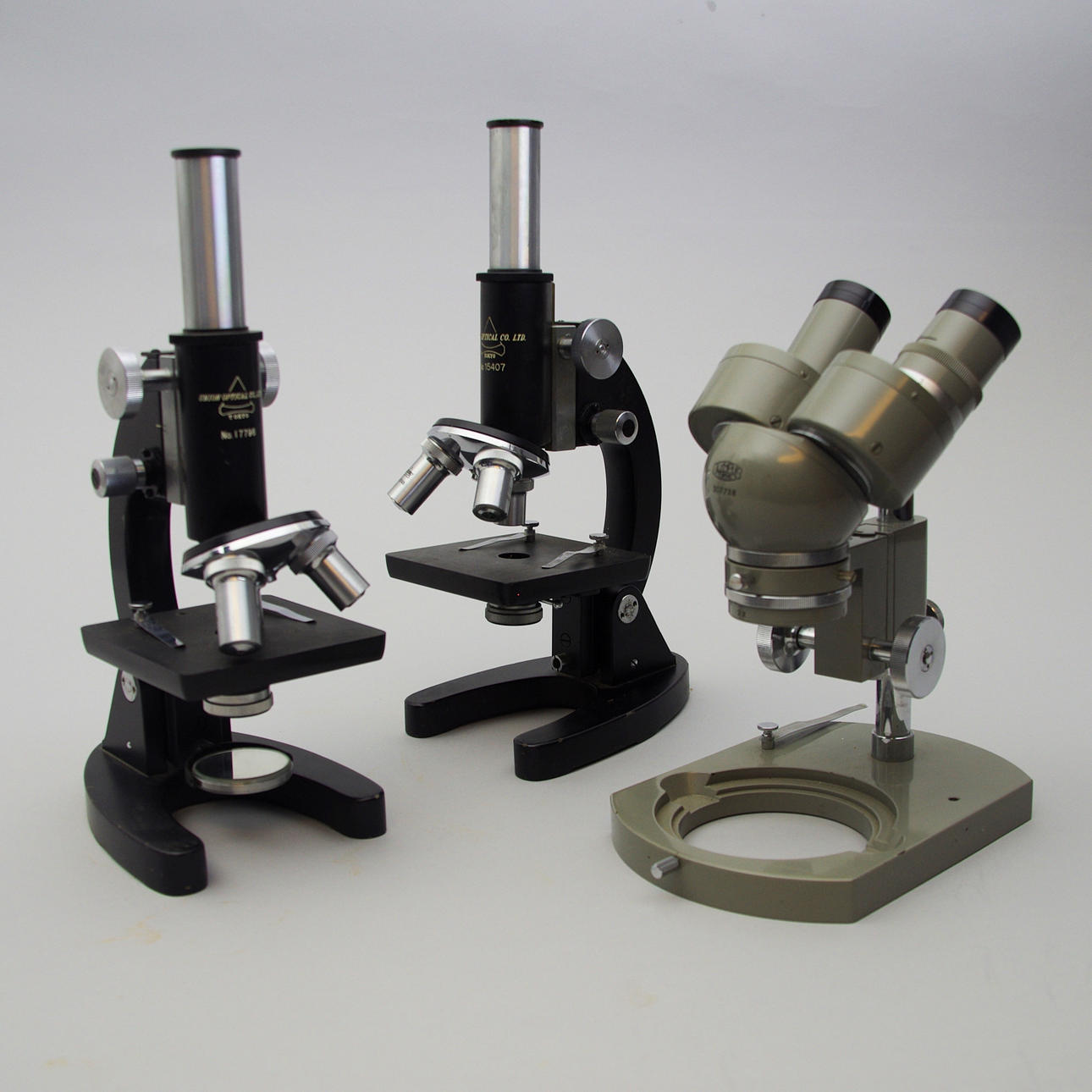 MIKROSKOP, 3 stycken.
