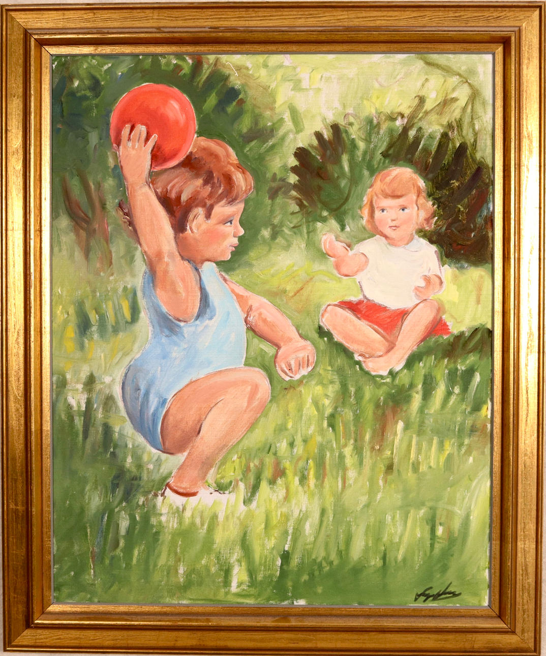 OIDENTIFIERAD KONSTNÄR. Oil on canvas.
