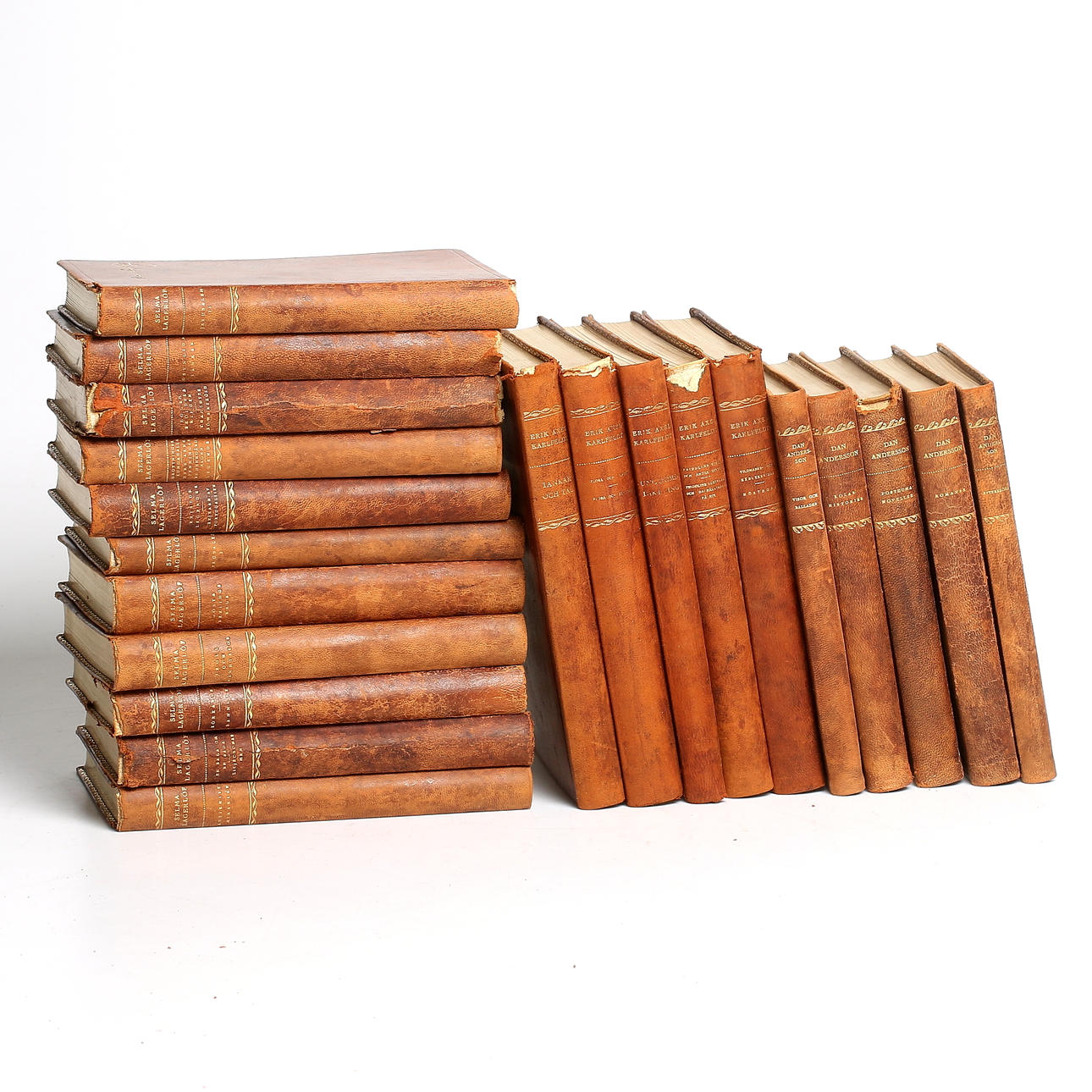 BÖCKER, 21 st, Selma Lagerlöf, Dan Andersson och Erik Axel Karfeldt, 1900-talets första hälft.