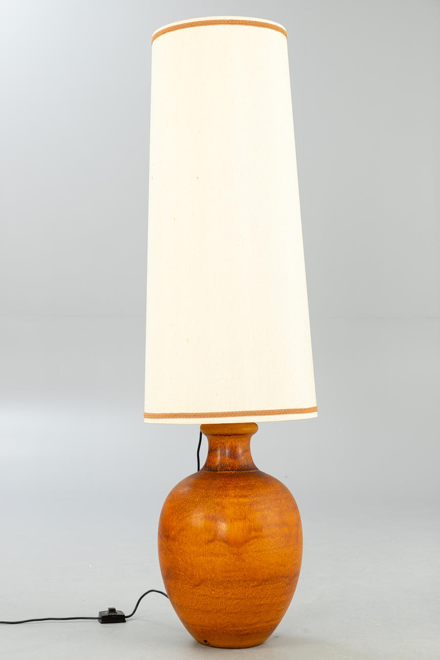 Keramik Stehlampe, 2. Hälfte 20. Jh.