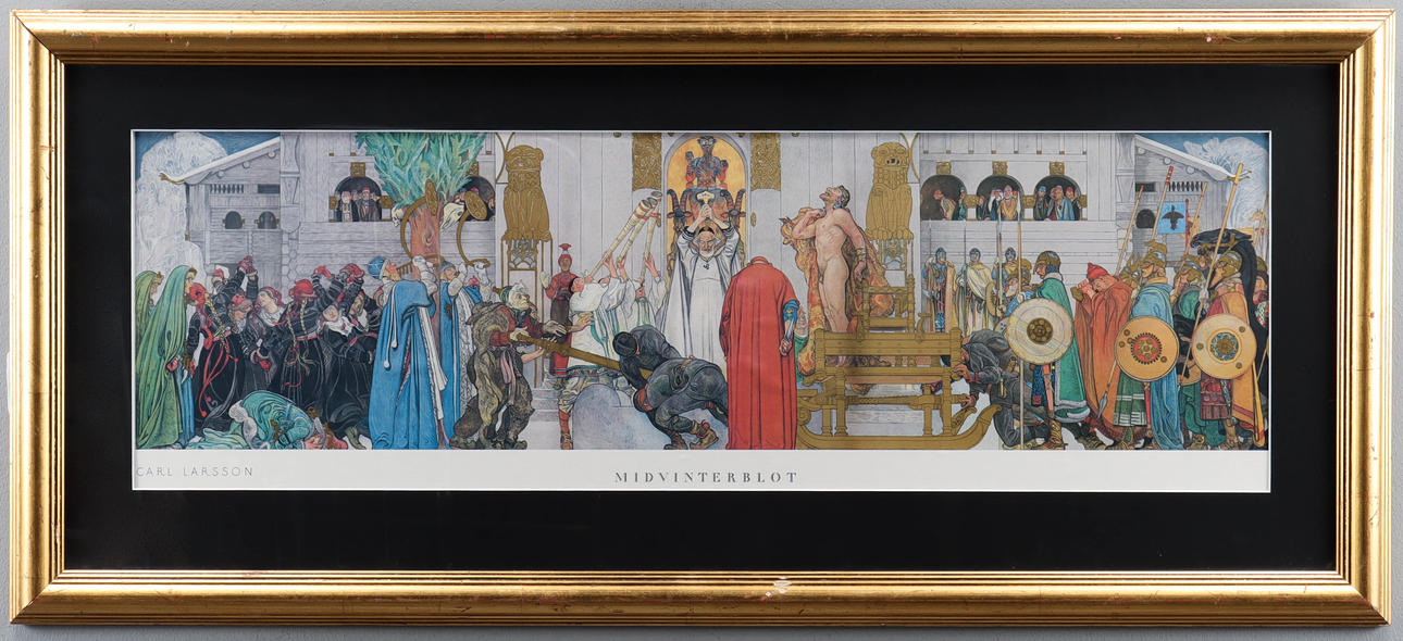REPRODUKTION Carl Larsson, Midvinterblot.