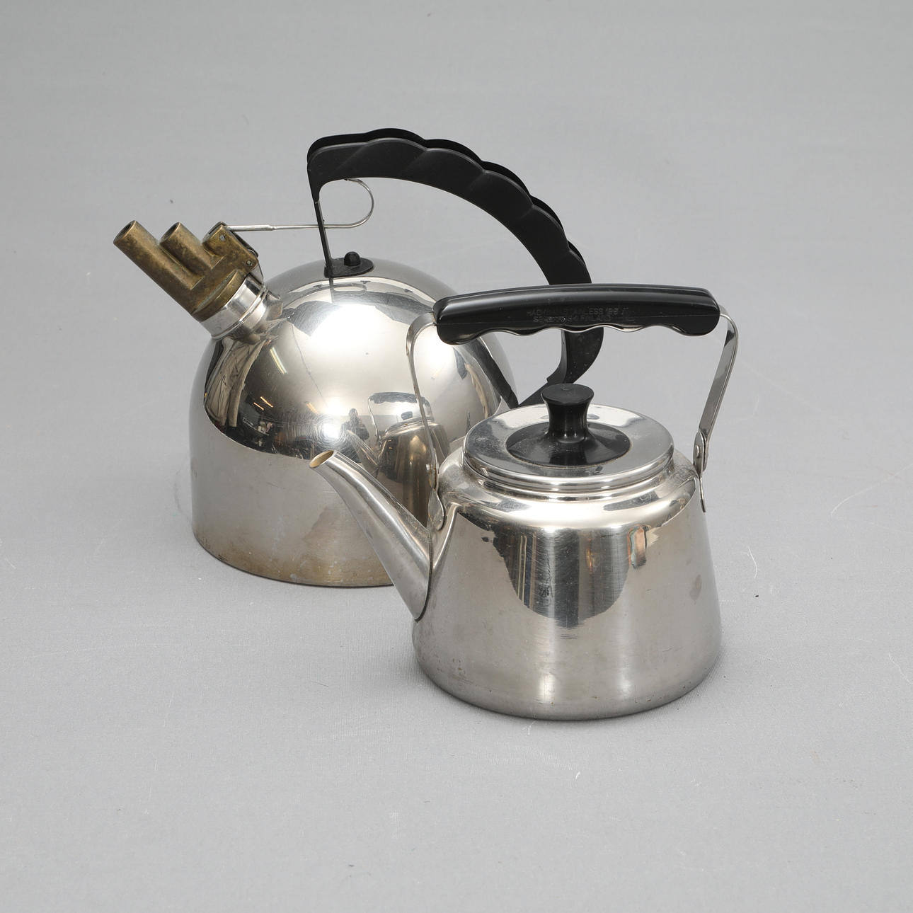 VATTENKOKARE / KAFFEPANNA, 2 delar,rostfritt,Alissi,Hackman.