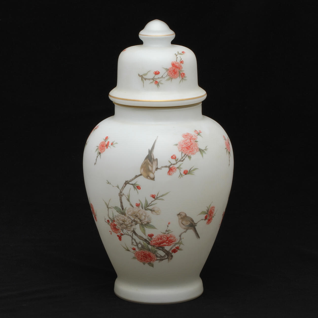 BORDSLAMPA, i form av lockurna, glas, Italien, 19/2000-tal.