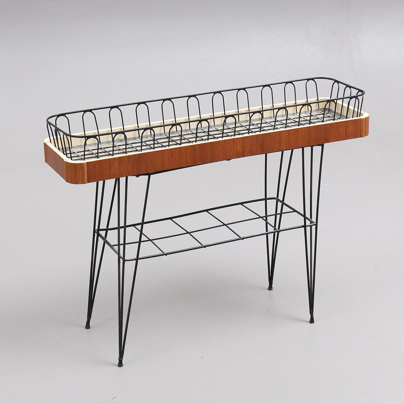 BLOMBORD, teak/string, 1900-tal.