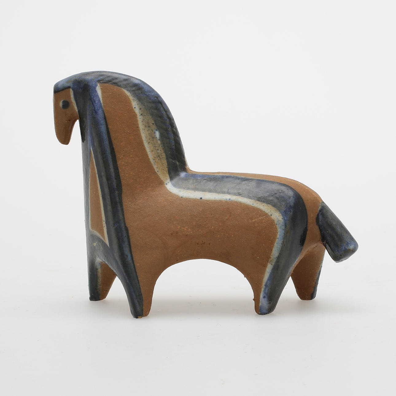 LISA LARSON. Figurin, häst, keramik, Gustavsberg.