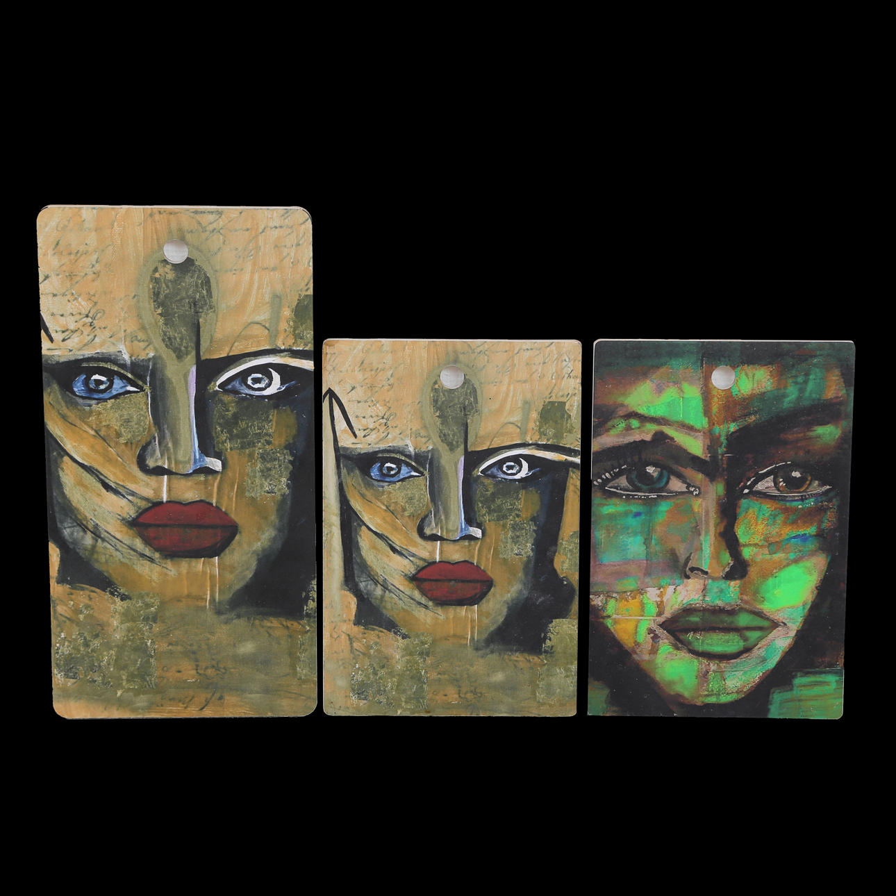 CAROLINA GYNNING, SKÆREBRÆT, 3 STK.