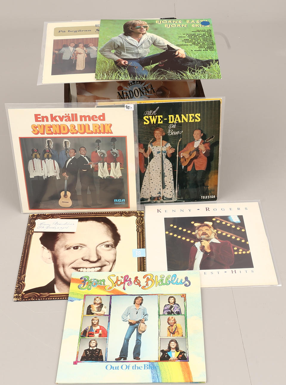 LP-SKIVOR, ca100 st mest 60-70 tal.