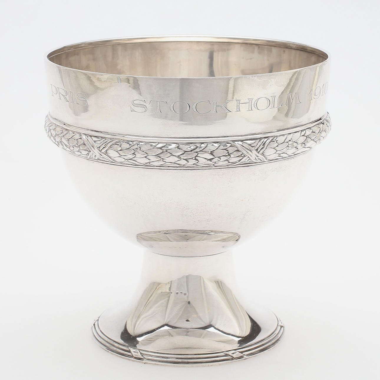 POKAL, silver, K. Anderson, Stockholm, 1909, vikt 802 gram.