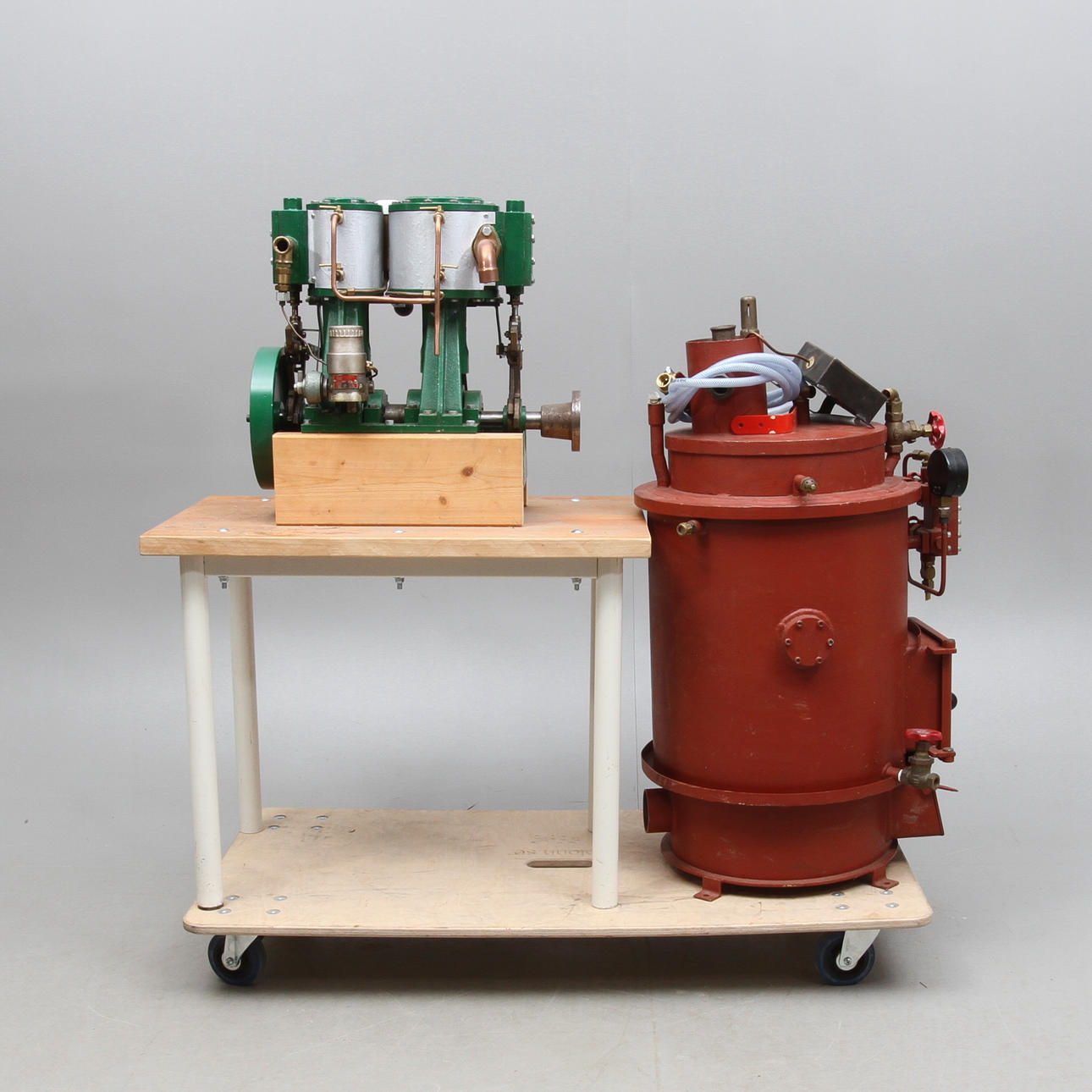 ÅNGMASKIN MED PANNA, HF, Ångmaskiner, Nykvarn, 1980-tal.