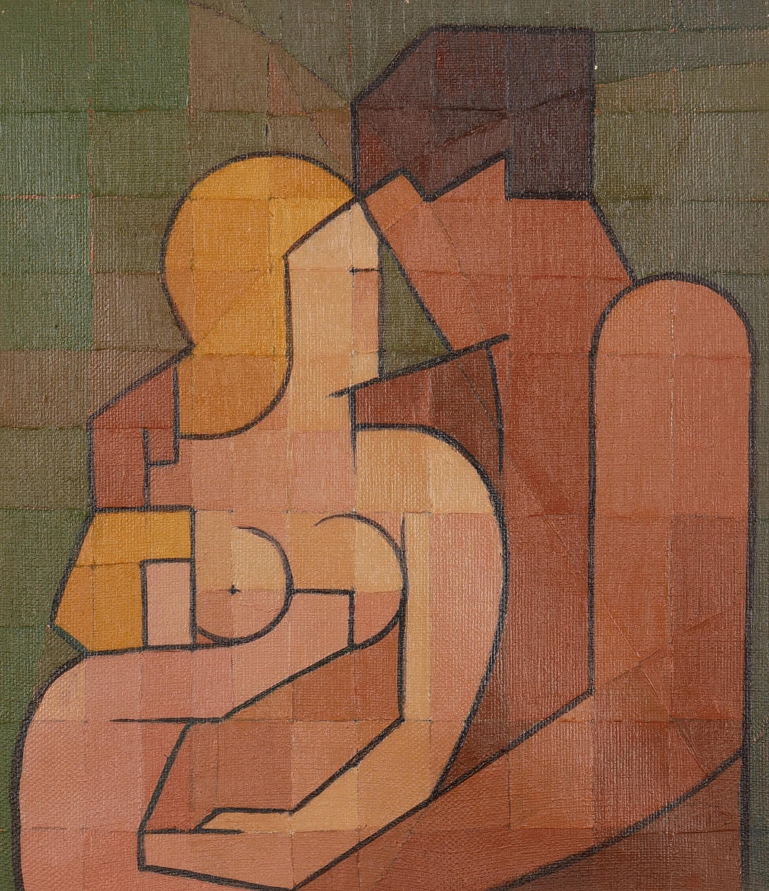 STEN BURÉN. Oil on canvas, signed Sten B.