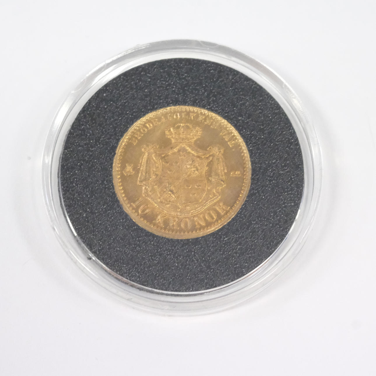 COIN, GOLD, 10 KRONOR.