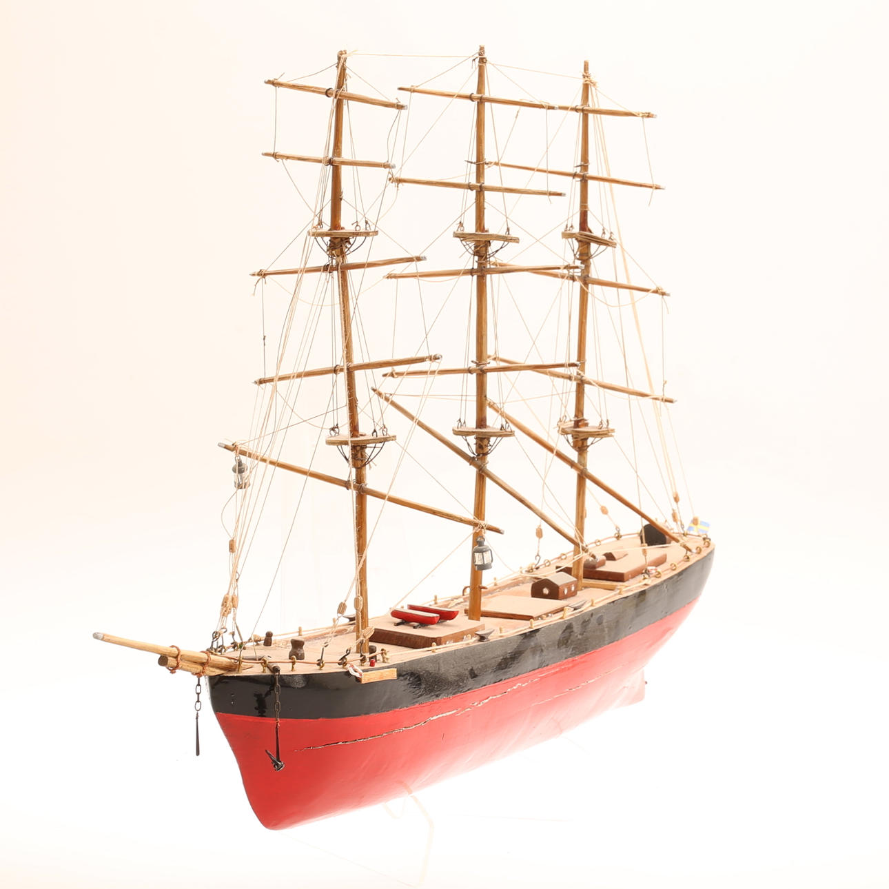 MODELBÅD, sejlskib.