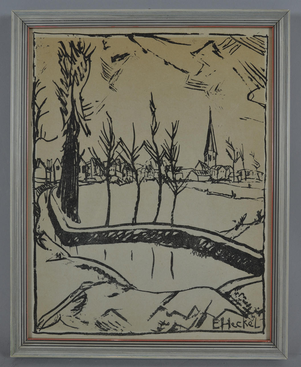 ERICH HECKEL. LITOGRAFÍA.