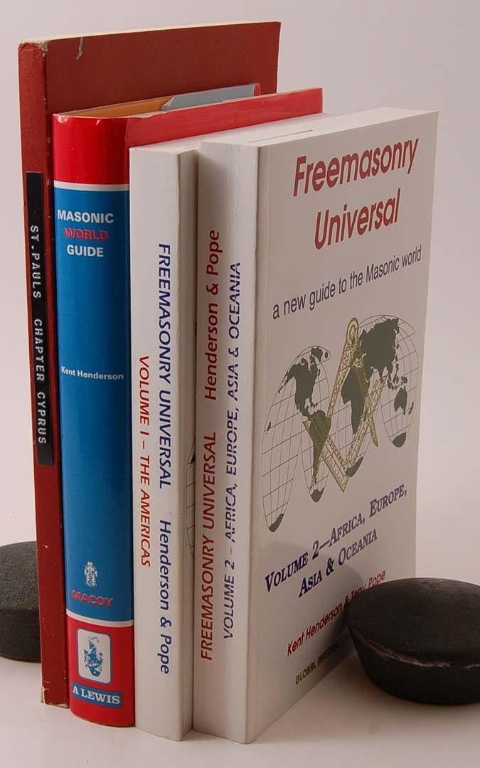 FRIMURERI. masonic world guide / freemasonry universal 4 volymer.