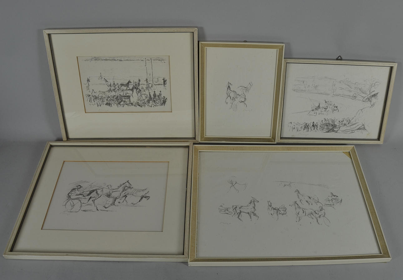 MAX SLEVOGT. konvolut litografier.