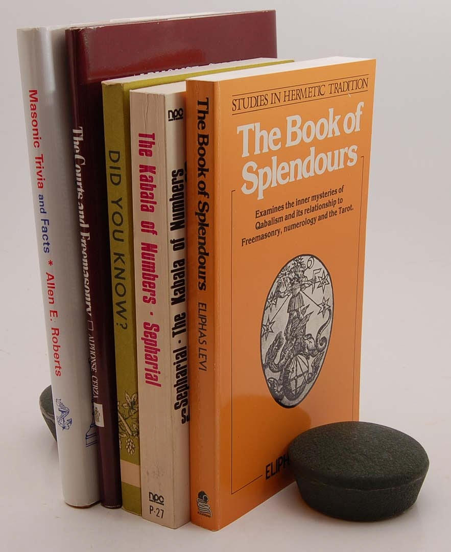 FRIMURERI. fem böcker. Kabala. mm.