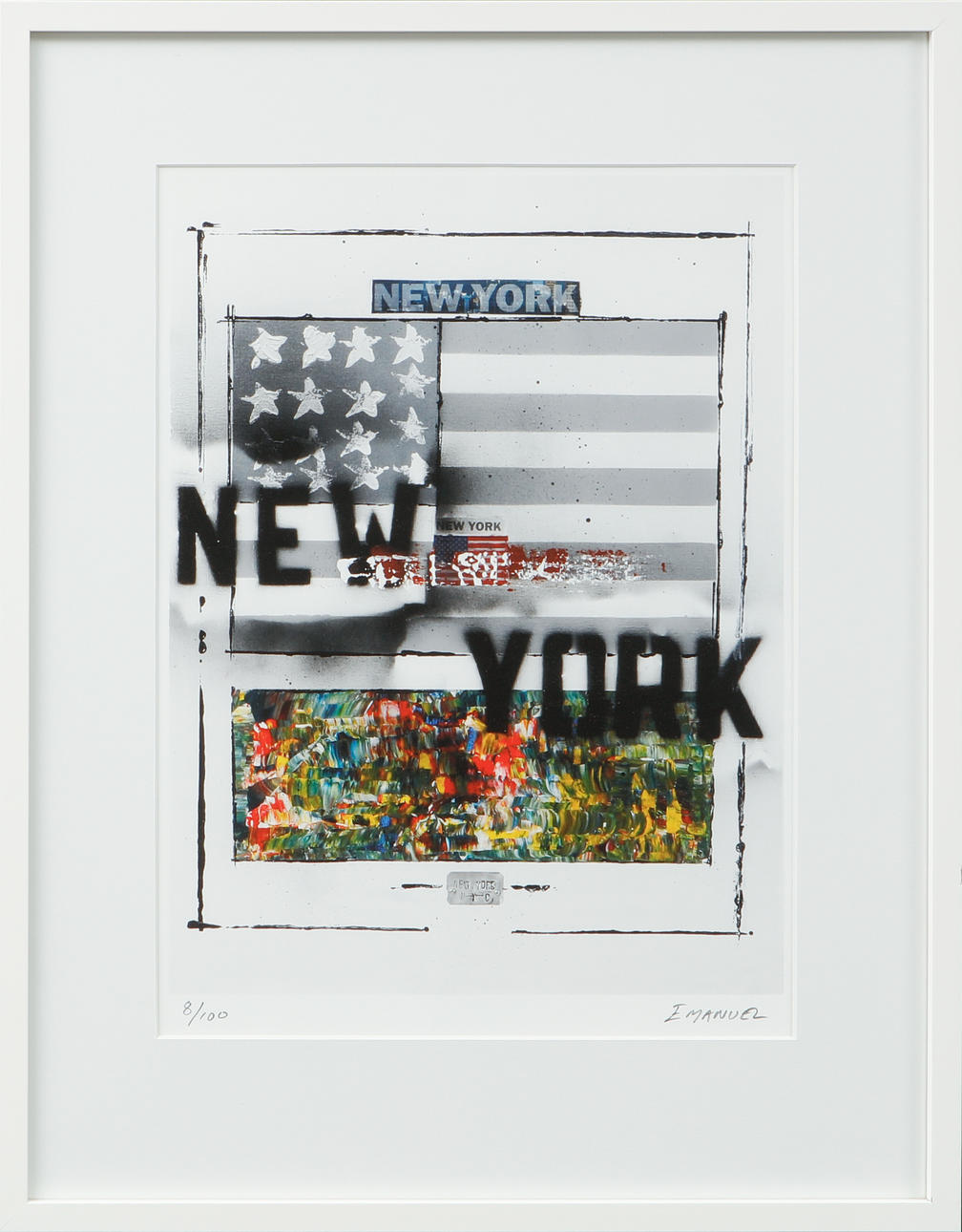ROBERT EMANUEL FREDRIKSSON. Composition, offset print, signed and numbered 8/100.