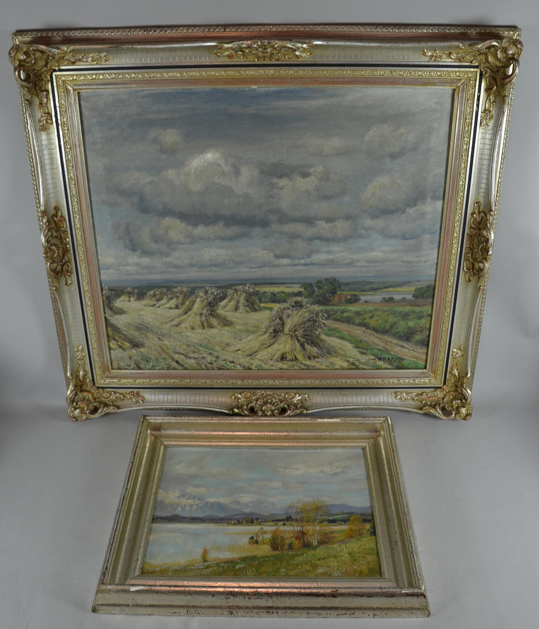 DOS CUADROS DE PAISAJE.