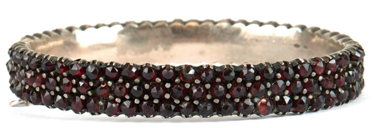 GARNET ARMRING ARMBAND, 1800-tal.