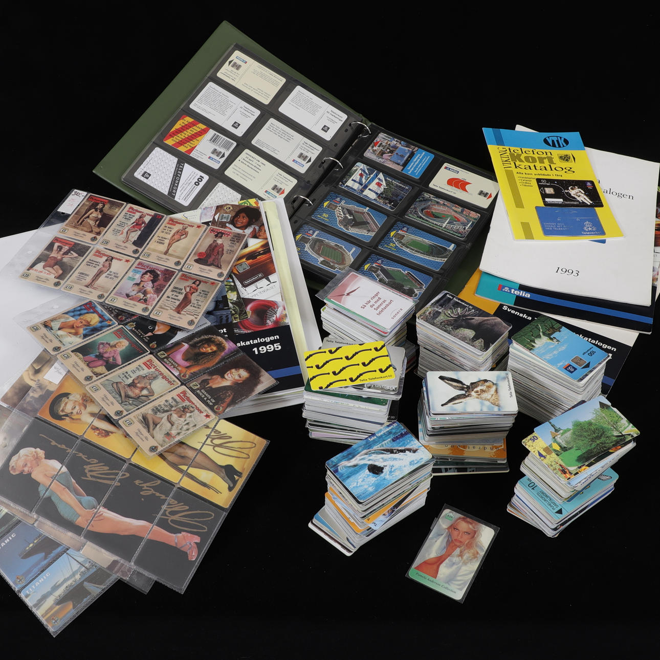 TARJETAS TELEFÓNICAS, colección, 1980/90.