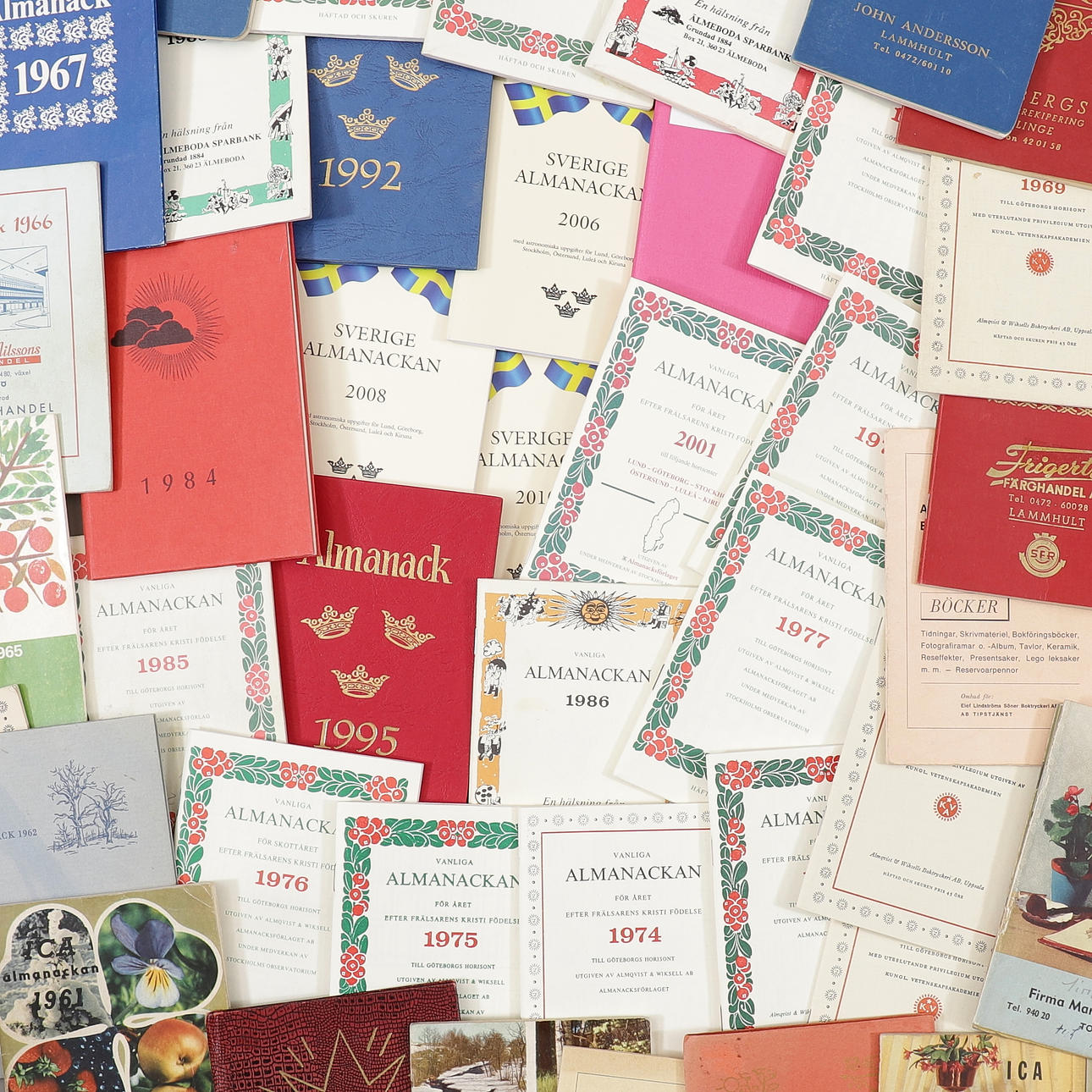 ALMANACKOR, 1800/1900-tal.