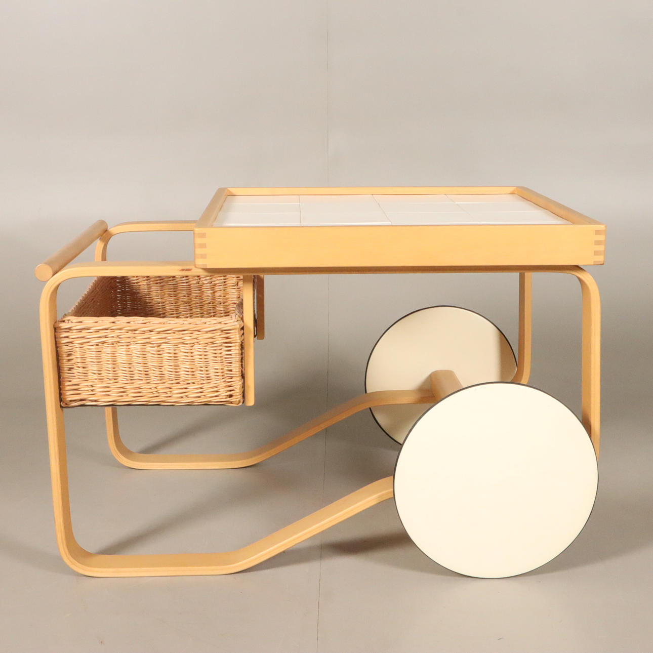 ALVAR AALTO. SERVING TROLLEY, Artek, Finland, model 900.