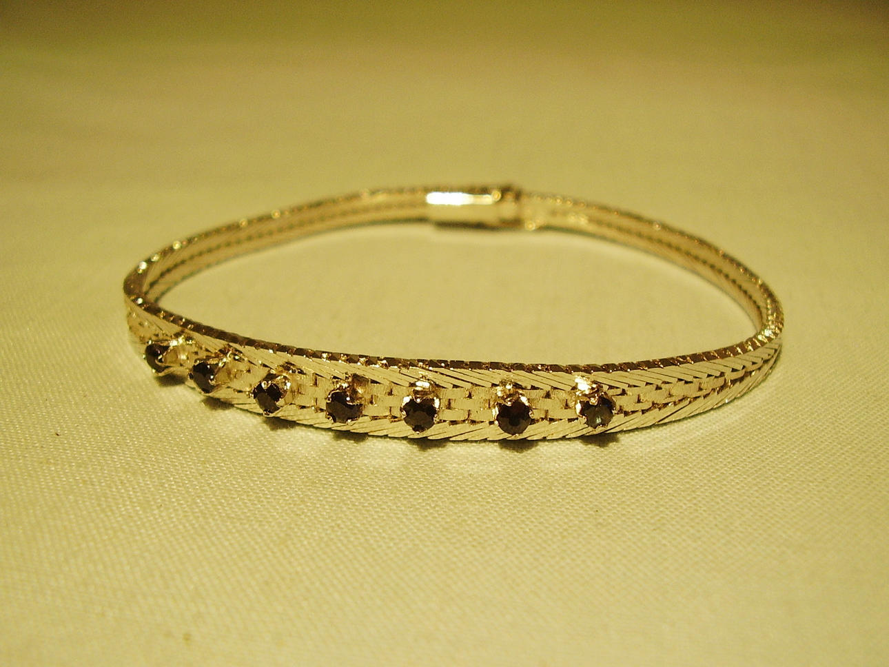 ART DECO SAFIR ARMBAND silver 835.